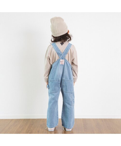 BREEZE（ブリーズ）の「ペインターサロペット（サロペット/オーバーオール・キッズ・ネイビー/ブルー・120/110/90/100/130）」の5枚目の写真