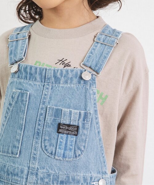 BREEZE（ブリーズ）の「ペインターサロペット（サロペット/オーバーオール・キッズ・ネイビー/ブルー・120/110/90/100/130）」の9枚目の写真
