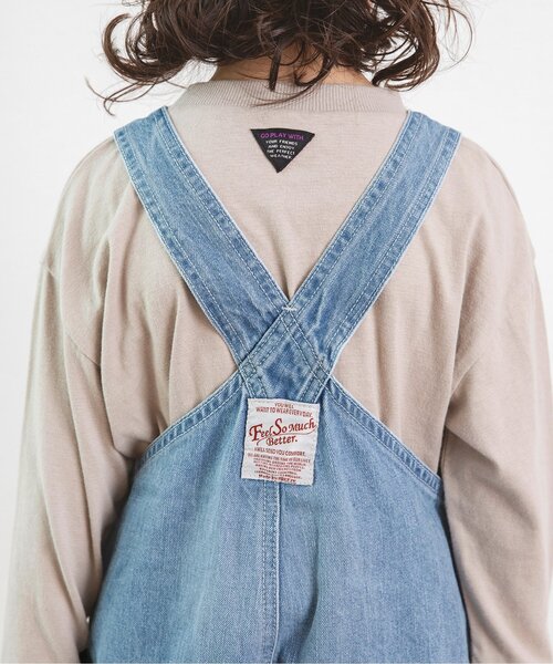 BREEZE（ブリーズ）の「ペインターサロペット（サロペット/オーバーオール・キッズ・ネイビー/ブルー・120/110/90/100/130）」の10枚目の写真