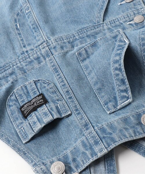 BREEZE（ブリーズ）の「ペインターサロペット（サロペット/オーバーオール・キッズ・ネイビー/ブルー・120/110/90/100/130）」の15枚目の写真