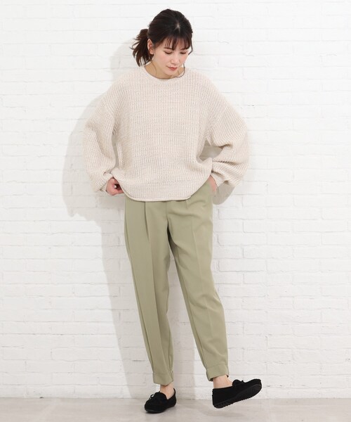 SHOO・LA・RUE（シューラルー）の「◆メランジ見えMIXニットプルオーバー（ニット/セーター・レディース・ホワイト系その他4/ブルー系3/グリーン系その他5・00）」の5枚目の写真