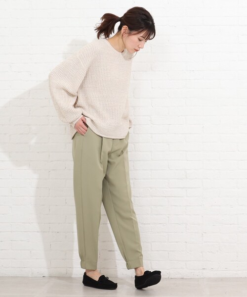 SHOO・LA・RUE（シューラルー）の「◆メランジ見えMIXニットプルオーバー（ニット/セーター・レディース・ホワイト系その他4/ブルー系3/グリーン系その他5・00）」の14枚目の写真