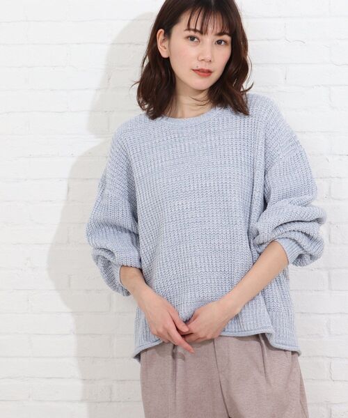 SHOO・LA・RUE（シューラルー）の「◆メランジ見えMIXニットプルオーバー（ニット/セーター・レディース・ホワイト系その他4/ブルー系3/グリーン系その他5・00）」の20枚目の写真