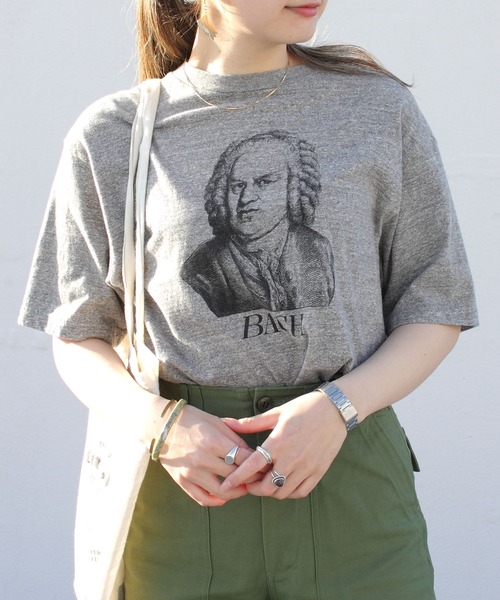THE SHINZONE（ザ　シンゾーン）の「THE SHINZONE/シンゾーン　バッハTEE　BACH TEE（Tシャツ/カットソー・レディース・グレー/ホワイト・FREE）」の13枚目の写真