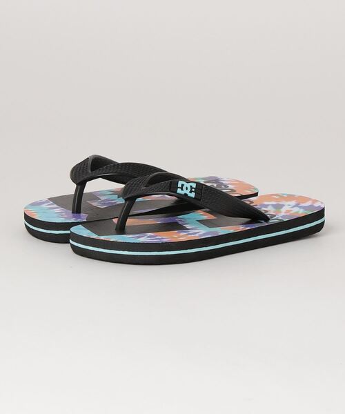 DC（ディーシー）の「DC/ディーシー KS SPRAY GRAFFIK/キッズ スプレーグラフィック ビーチサンダル DK221015（サンダル・キッズ・ブラウン系その他/マルチ/ブラック/ブラック×ピンク・17.0cm/19.0cm/18.0cm/20.0cm/24.0cm/21.0cm/23.0cm/22.0cm）」の7枚目の写真