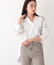 OPAQUE.CLIP | ヴィンテージタイプライター スキッパーシャツ(シャツ/ブラウス)