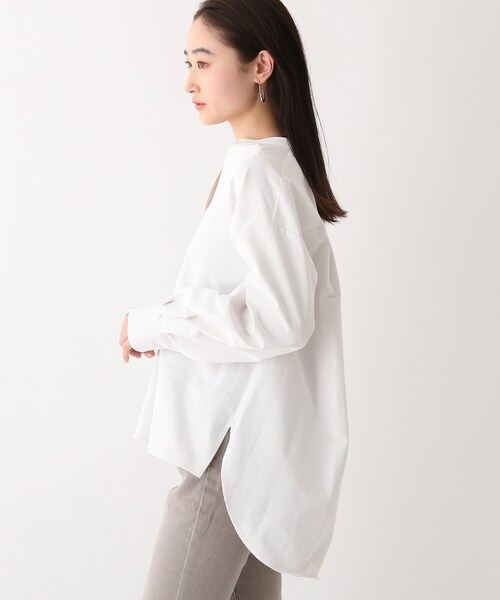 OPAQUE.CLIP（オペークドットクリップ）の「◆ヴィンテージタイプライター スキッパーシャツ（シャツ/ブラウス・レディース・ピンク系7/ブルー系7/ホワイト系/ライトブルー・42/38/40）」の10枚目の写真