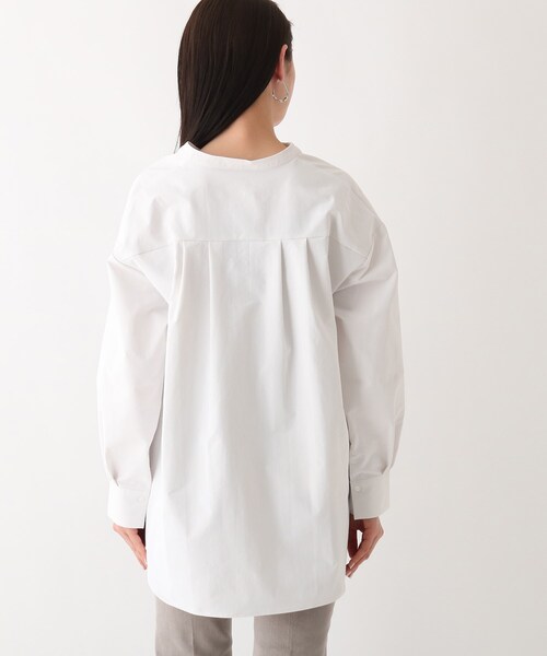 OPAQUE.CLIP（オペークドットクリップ）の「◆ヴィンテージタイプライター スキッパーシャツ（シャツ/ブラウス・レディース・ピンク系7/ブルー系7/ホワイト系/ライトブルー・42/38/40）」の15枚目の写真