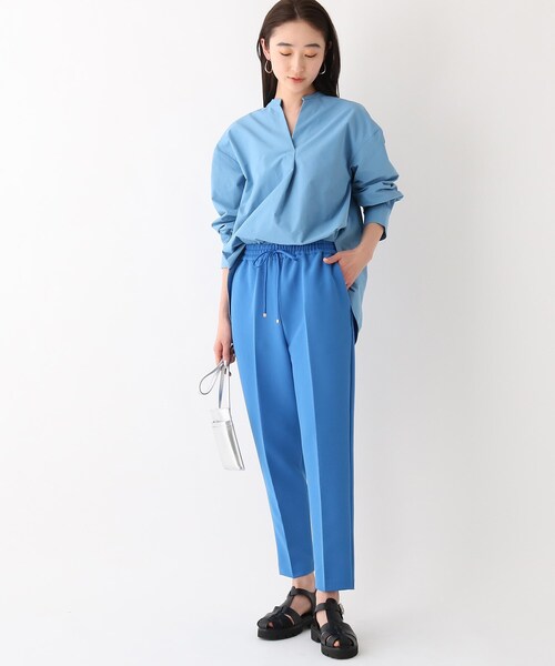 OPAQUE.CLIP（オペークドットクリップ）の「◆ヴィンテージタイプライター スキッパーシャツ（シャツ/ブラウス・レディース・ピンク系7/ブルー系7/ホワイト系/ライトブルー・42/38/40）」の11枚目の写真