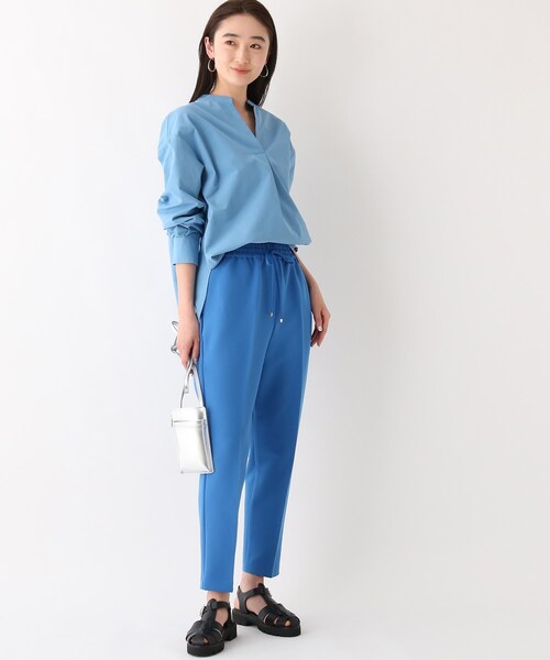 OPAQUE.CLIP（オペークドットクリップ）の「◆ヴィンテージタイプライター スキッパーシャツ（シャツ/ブラウス・レディース・ピンク系7/ブルー系7/ホワイト系/ライトブルー・42/38/40）」の16枚目の写真