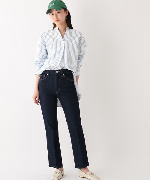 OPAQUE.CLIP（オペークドットクリップ）の「◆ヴィンテージタイプライター スキッパーシャツ（シャツ/ブラウス・レディース・ピンク系7/ブルー系7/ホワイト系/ライトブルー・42/38/40）」の12枚目の写真