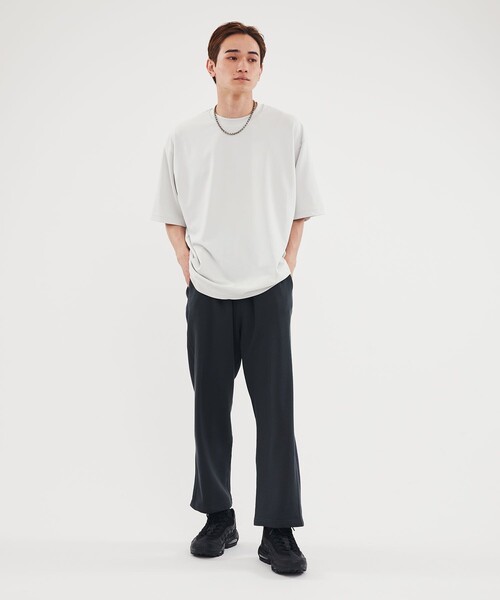 CITY TOKYO（シティトウキョウ）の「PREMIUM MADE IN 東京ワイドパンツ（スウェットパンツ・メンズ・オフホワイト/ダークグレー/グリーン系その他・1/2）」の6枚目の写真