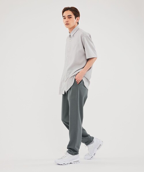 CITY TOKYO（シティトウキョウ）の「PREMIUM MADE IN 東京ワイドパンツ（スウェットパンツ・メンズ・オフホワイト/ダークグレー/グリーン系その他・1/2）」の17枚目の写真