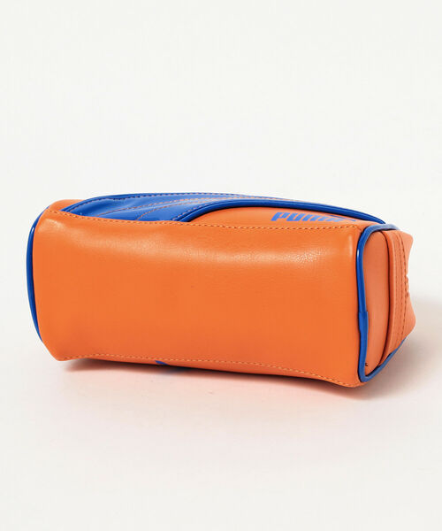 Ray BEAMS（レイビームス）の「PUMA / レトロ ミニ グリップ バッグ（ハンドバッグ・レディース・ブルー/オレンジ・ONE SIZE）」の4枚目の写真