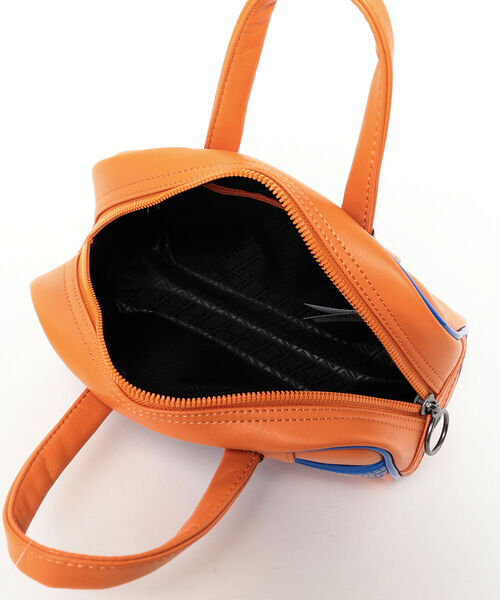 Ray BEAMS（レイビームス）の「PUMA / レトロ ミニ グリップ バッグ（ハンドバッグ・レディース・ブルー/オレンジ・ONE SIZE）」の6枚目の写真