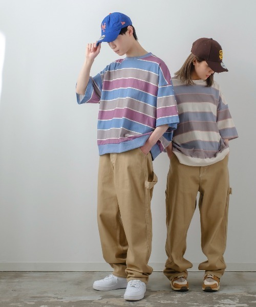 improves（インプローブス）の「【improves】カツラギ ワイド イージー ペインターパンツ（チノパンツ・メンズ・ブラック/ホワイト/サンドベージュ・MEDIUM/LARGE）」の4枚目の写真