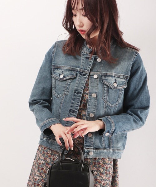 A.N.L（エーエヌエル　レーベル）の「A.N.L ストレッチ　デニムジャケット（デニムジャケット・レディース・A/B/C/D・38/40）」の2枚目の写真