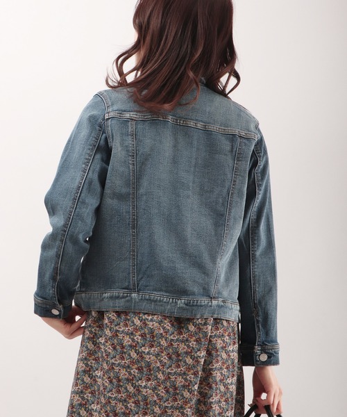 A.N.L（エーエヌエル　レーベル）の「A.N.L ストレッチ　デニムジャケット（デニムジャケット・レディース・A/B/C/D・38/40）」の10枚目の写真