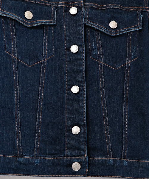 A.N.L（エーエヌエル　レーベル）の「A.N.L ストレッチ　デニムジャケット（デニムジャケット・レディース・A/B/C/D・38/40）」の14枚目の写真