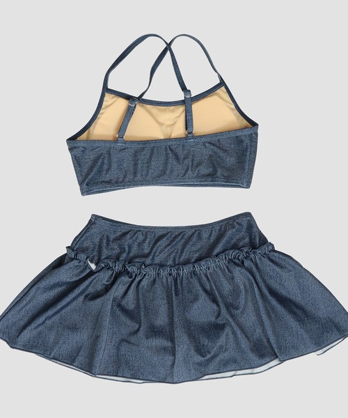 BENETTON (UNITED COLORS OF BENETTON)(ベネトンユナイテッドカラーズオブベネトン)の「【BENETTON:ベネトン】キッズカバーアップ付ビキニ3点セット 水着(水着・キッズ・ネイビー/ピンク・140/150/160/170)」の6枚目の写真