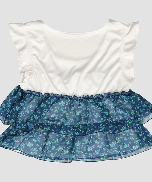 BENETTON (UNITED COLORS OF BENETTON)(ベネトンユナイテッドカラーズオブベネトン)の「【BENETTON:ベネトン】キッズカバーアップ付ビキニ3点セット 水着(水着・キッズ・ネイビー/ピンク・140/150/160/170)」の9枚目の写真