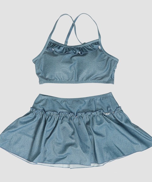 BENETTON (UNITED COLORS OF BENETTON)(ベネトンユナイテッドカラーズオブベネトン)の「【BENETTON:ベネトン】キッズカバーアップ付ビキニ3点セット 水着(水着・キッズ・ネイビー/ピンク・140/150/160/170)」の11枚目の写真