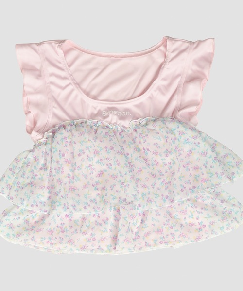 BENETTON (UNITED COLORS OF BENETTON)(ベネトンユナイテッドカラーズオブベネトン)の「【BENETTON:ベネトン】キッズカバーアップ付ビキニ3点セット 水着(水着・キッズ・ネイビー/ピンク・140/150/160/170)」の14枚目の写真