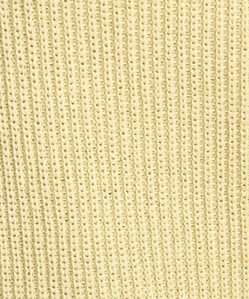 Dessin（デッサン）の「◆【洗える・日本製】ハーフジップニットプルオーバー＜S～L＞（ニット/セーター・レディース・ライトグレー/レモンイエロー/ホワイト系・01/02/03）」の9枚目の写真