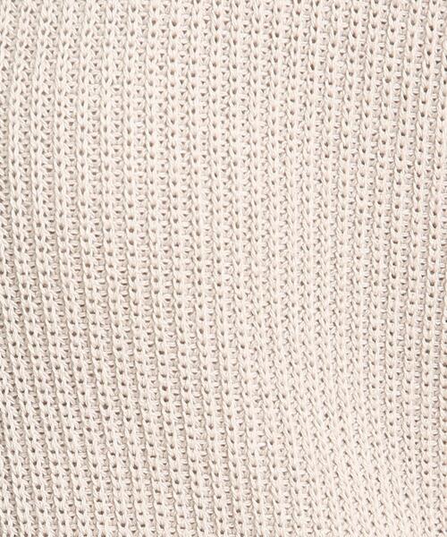 Dessin（デッサン）の「◆【洗える・日本製】ハーフジップニットプルオーバー＜S～L＞（ニット/セーター・レディース・ライトグレー/レモンイエロー/ホワイト系・01/02/03）」の11枚目の写真