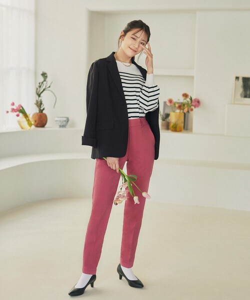 DRESKIP(ドレスキップ)の「◆【通勤/セレモニー】ダブルクロステーラードジャケット(テーラードジャケット・レディース・ベージュ/ネイビー・01/02/03/04)」の21枚目の写真