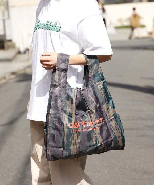 Carhartt(カーハート)の「Carhartt WIP/カーハートダブリューアイピー Keychain Shopping Bag ショッピングバッグ(エコバッグ/サブバッグ・メンズ・カモフラージュ・ONE SIZE)」の18枚目の写真