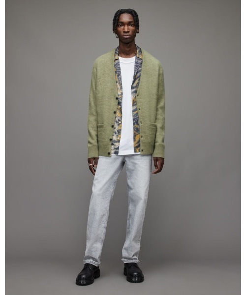 ALLSAINTS（オールセインツ）の「RENN CARDIGAN | RENN カーディガン（カーディガン/ボレロ・メンズ・モスグリーン・XS/S/L/M）」の10枚目の写真