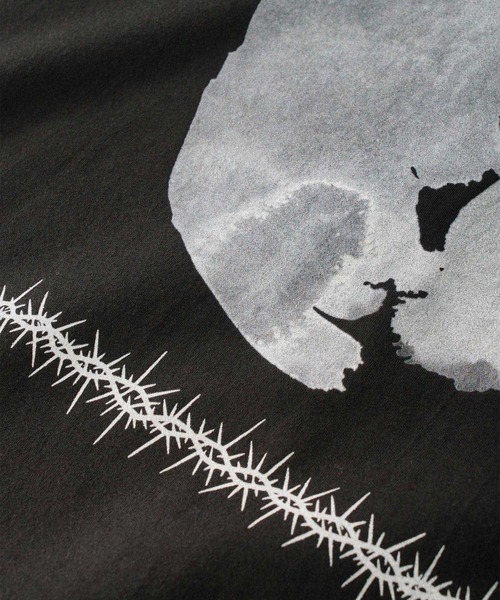 SHAREEF(シャリーフ)の「"ABSTRACT APPLE" S/S BIG-T(Tシャツ/カットソー・メンズ・ホワイト/ブラック/グリーン/チャコール・1/2/3)」の8枚目の写真