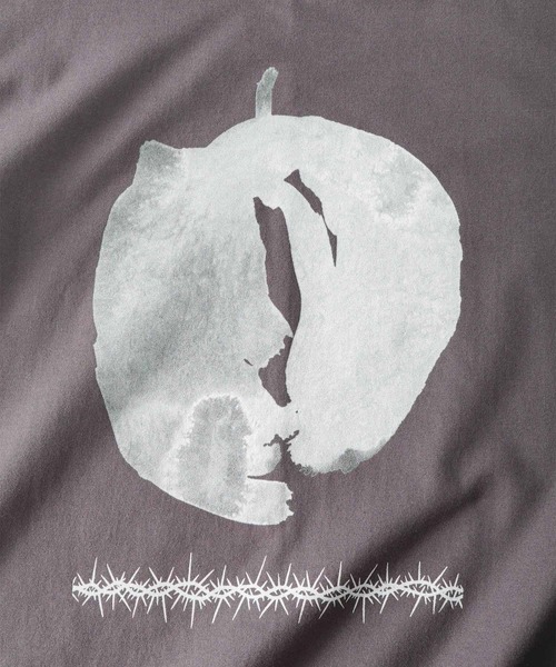 SHAREEF(シャリーフ)の「"ABSTRACT APPLE" S/S BIG-T(Tシャツ/カットソー・メンズ・ホワイト/ブラック/グリーン/チャコール・1/2/3)」の15枚目の写真