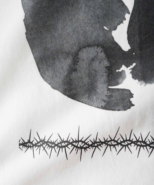 SHAREEF(シャリーフ)の「"ABSTRACT APPLE" S/S BIG-T(Tシャツ/カットソー・メンズ・ホワイト/ブラック/グリーン/チャコール・1/2/3)」の19枚目の写真