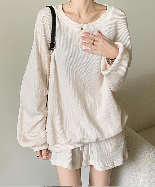 Girly Doll(ガーリードール)の「セットアップ(セットアップ・レディース・ベージュ/ネイビー/グレー・F)」の2枚目の写真