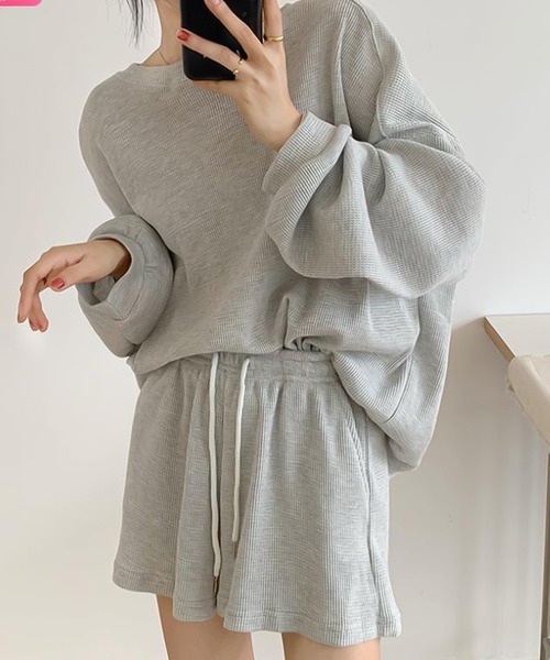 Girly Doll(ガーリードール)の「セットアップ(セットアップ・レディース・ベージュ/ネイビー/グレー・F)」の4枚目の写真