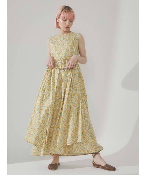 merry jenny（メリージェニー）の「flowerエプロンワンピース（ワンピース・レディース・イエロー/ブルー・FREE）」の9枚目の写真