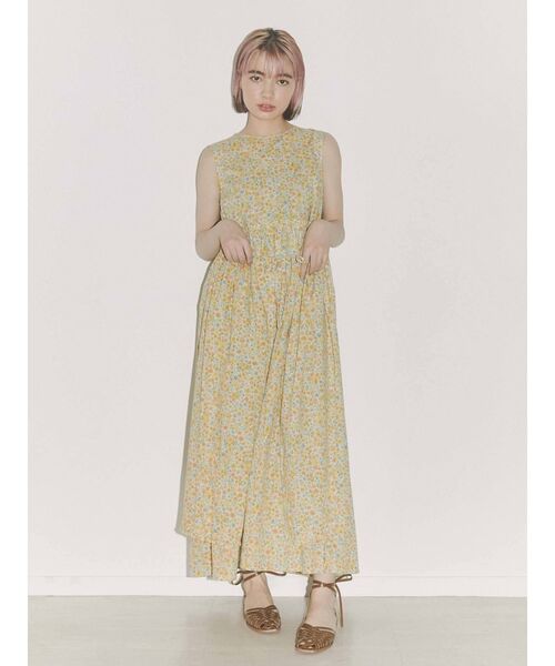 merry jenny（メリージェニー）の「flowerエプロンワンピース（ワンピース・レディース・イエロー/ブルー・FREE）」の14枚目の写真
