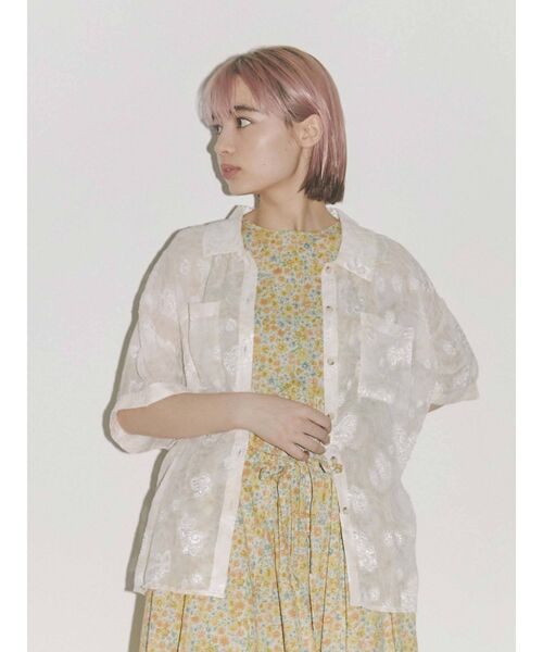 merry jenny（メリージェニー）の「flowerエプロンワンピース（ワンピース・レディース・イエロー/ブルー・FREE）」の20枚目の写真