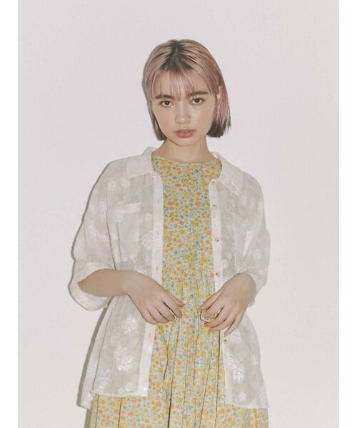 merry jenny（メリージェニー）の「flowerエプロンワンピース（ワンピース・レディース・イエロー/ブルー・FREE）」の21枚目の写真