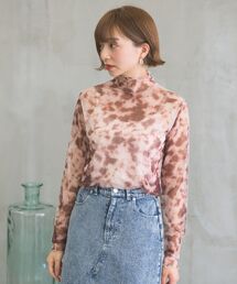 RETRO GIRL | シアーハイネックレイヤードカットソー(Tシャツ/カットソー)
