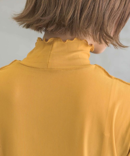 RETRO GIRL（レトロガール）の「シアーハイネックレイヤードカットソー（Tシャツ/カットソー・レディース・ブラウン系その他/ホワイト/グリーン/ブラック/オレンジ・FREE）」の22枚目の写真