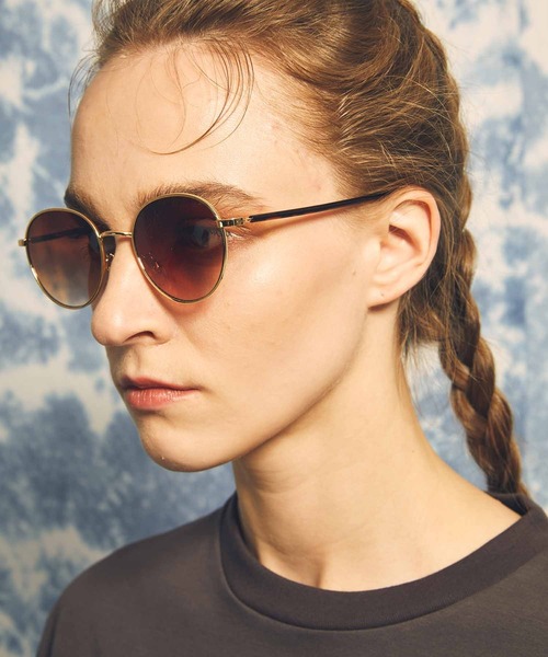 MAISON SPECIAL（メゾンスペシャル）の「《ユニセックスアイテム》ラウンドメタルフレームカラーサングラス【MAISON SPECIAL/メゾンスペシャル】（サングラス・メンズ・グレー/ブラック/ブルー/ピンク/ブラウン・FREE）」の14枚目の写真