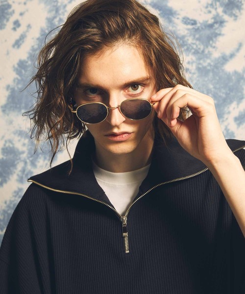 MAISON SPECIAL（メゾンスペシャル）の「《ユニセックスアイテム》ラウンドメタルフレームカラーサングラス【MAISON SPECIAL/メゾンスペシャル】（サングラス・メンズ・グレー/ブラック/ブルー/ピンク/ブラウン・FREE）」の9枚目の写真