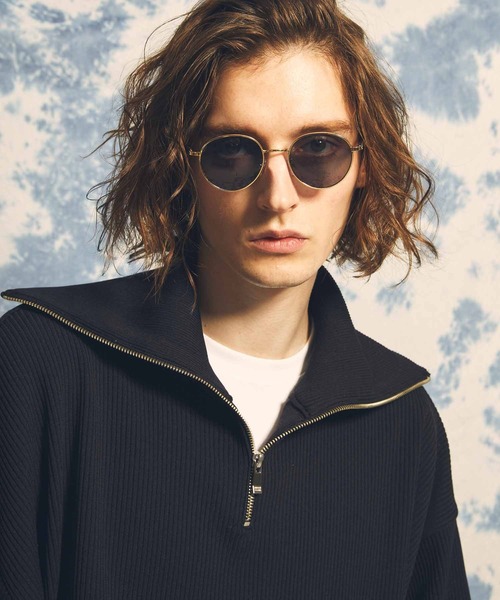 MAISON SPECIAL（メゾンスペシャル）の「《ユニセックスアイテム》ラウンドメタルフレームカラーサングラス【MAISON SPECIAL/メゾンスペシャル】（サングラス・メンズ・グレー/ブラック/ブルー/ピンク/ブラウン・FREE）」の10枚目の写真