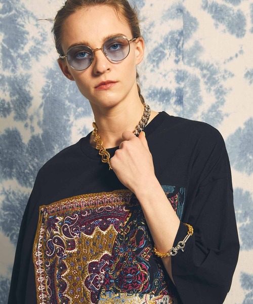 MAISON SPECIAL（メゾンスペシャル）の「《ユニセックスアイテム》ラウンドメタルフレームカラーサングラス【MAISON SPECIAL/メゾンスペシャル】（サングラス・メンズ・グレー/ブラック/ブルー/ピンク/ブラウン・FREE）」の17枚目の写真