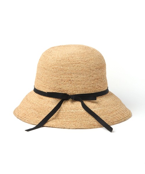 studio CLIP（スタディオクリップ）の「ラフィアコマ編みアソートハット（ハット・レディース・その他3/その他2/その他1・FREE）」の5枚目の写真