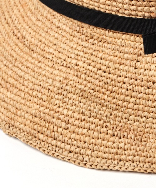 studio CLIP（スタディオクリップ）の「ラフィアコマ編みアソートハット（ハット・レディース・その他3/その他2/その他1・FREE）」の13枚目の写真