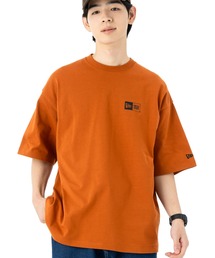 wee9sオーバーサイズ オレンジ スウェット 90's RUSSELL ATHLETIC 前V 無地スウェット オレンジ 表記(L